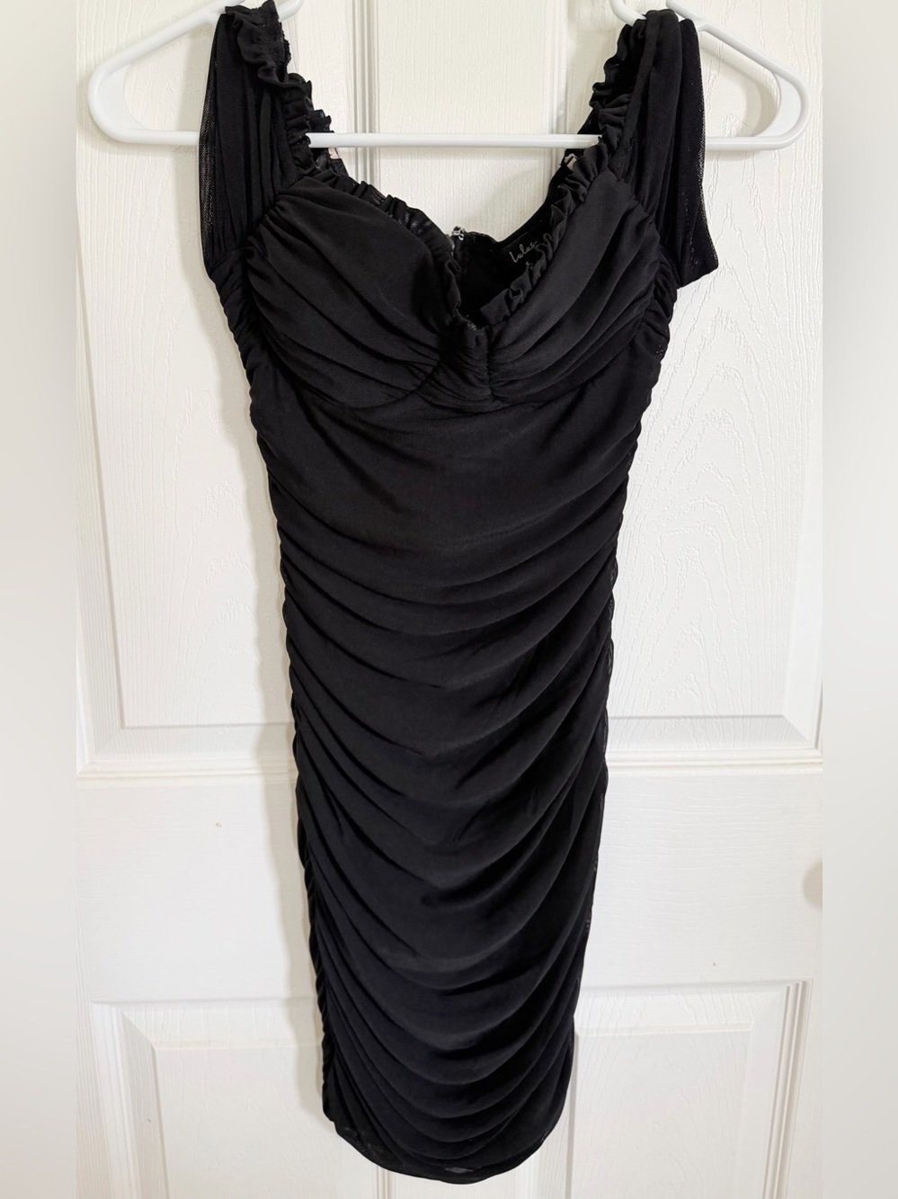 Lulus Black Ruched Sleeveless Women’s Dress